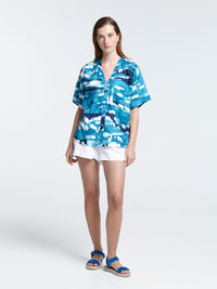 SALPARO cropped shirt