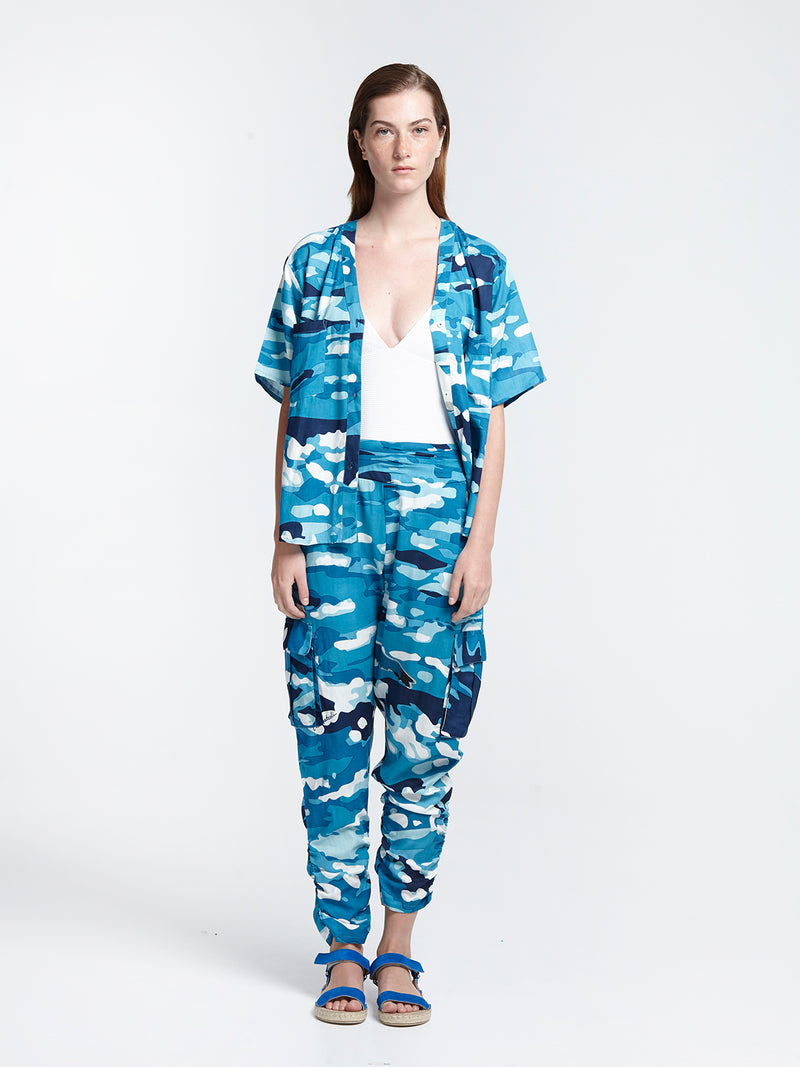 SALPARO cropped shirt