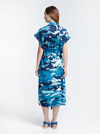 SALPARO sleeveless safari dress