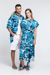 SALPARO sleeveless safari dress