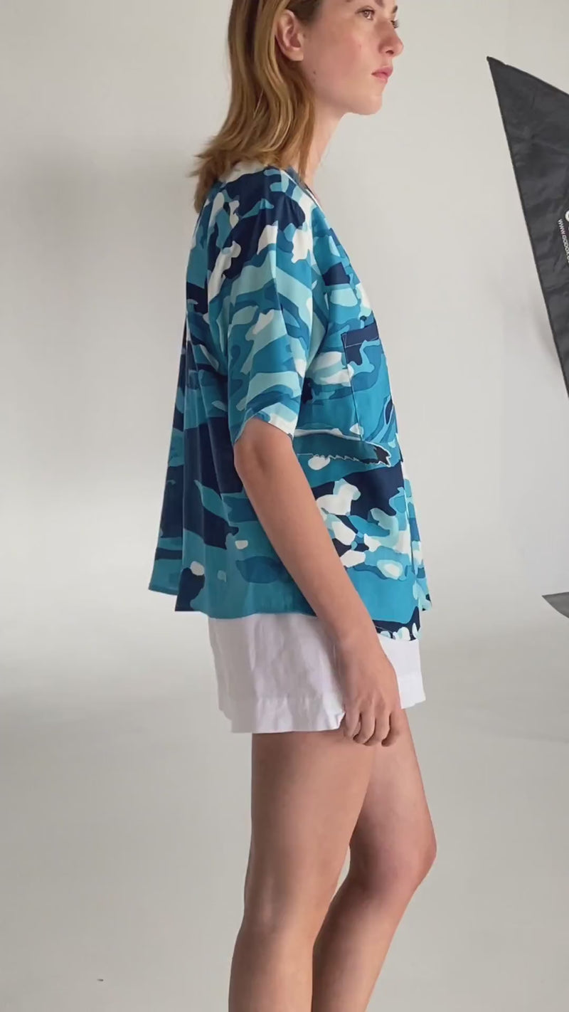 SALPARO cropped shirt
