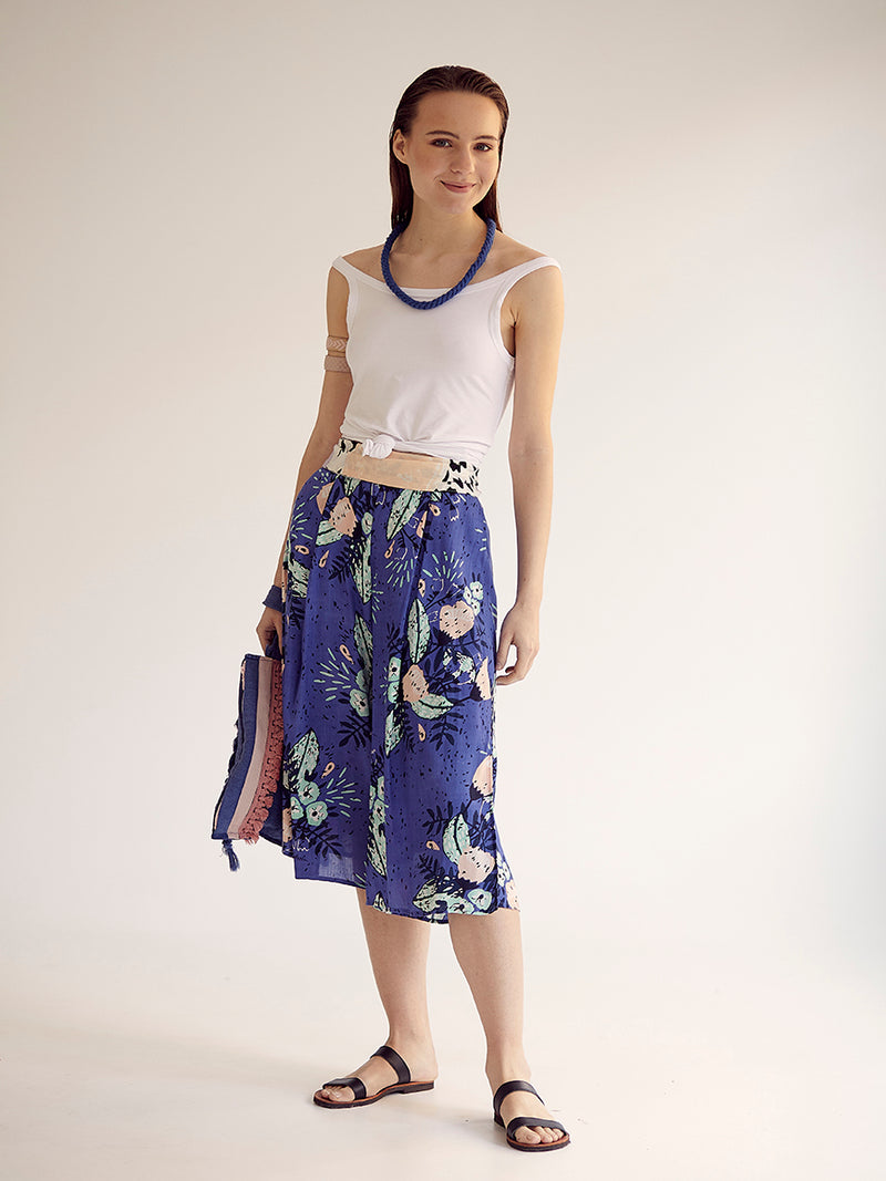 SUMMER BLOSSOM cropped pants