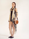 FISHNET MANDALA pareo vest
