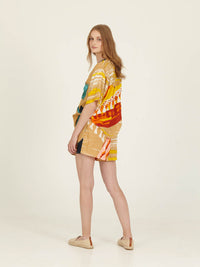 SIESTA cropped shirt