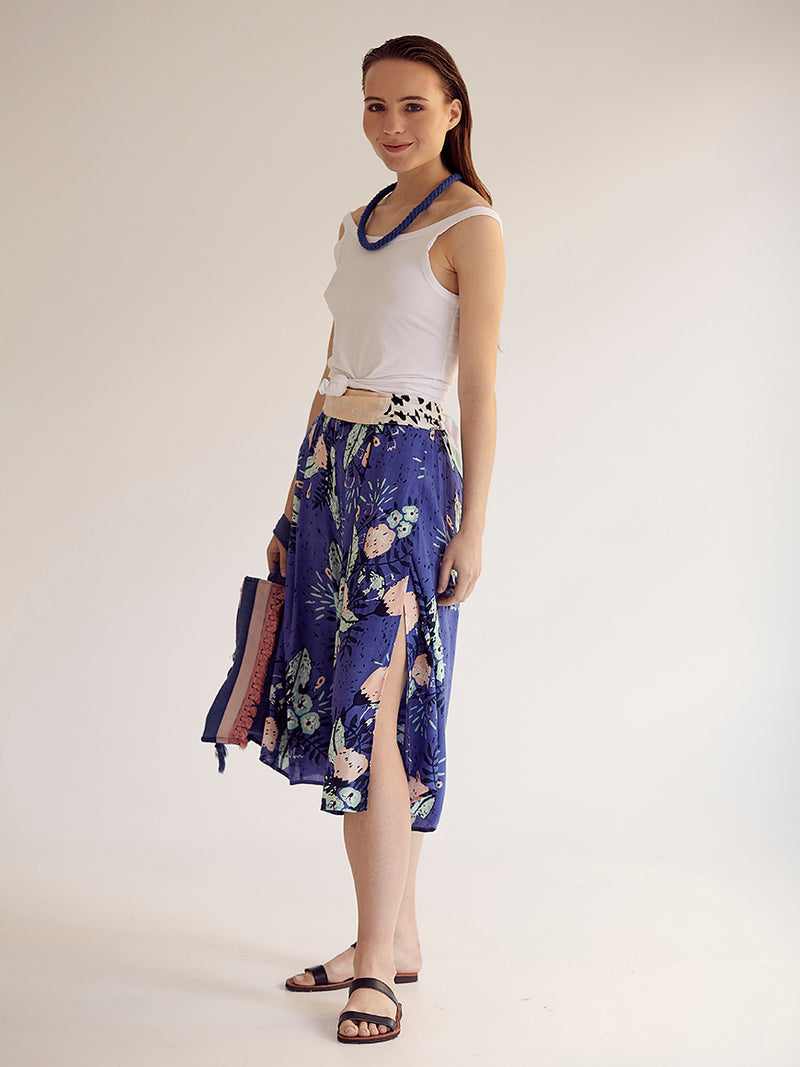 SUMMER BLOSSOM cropped pants
