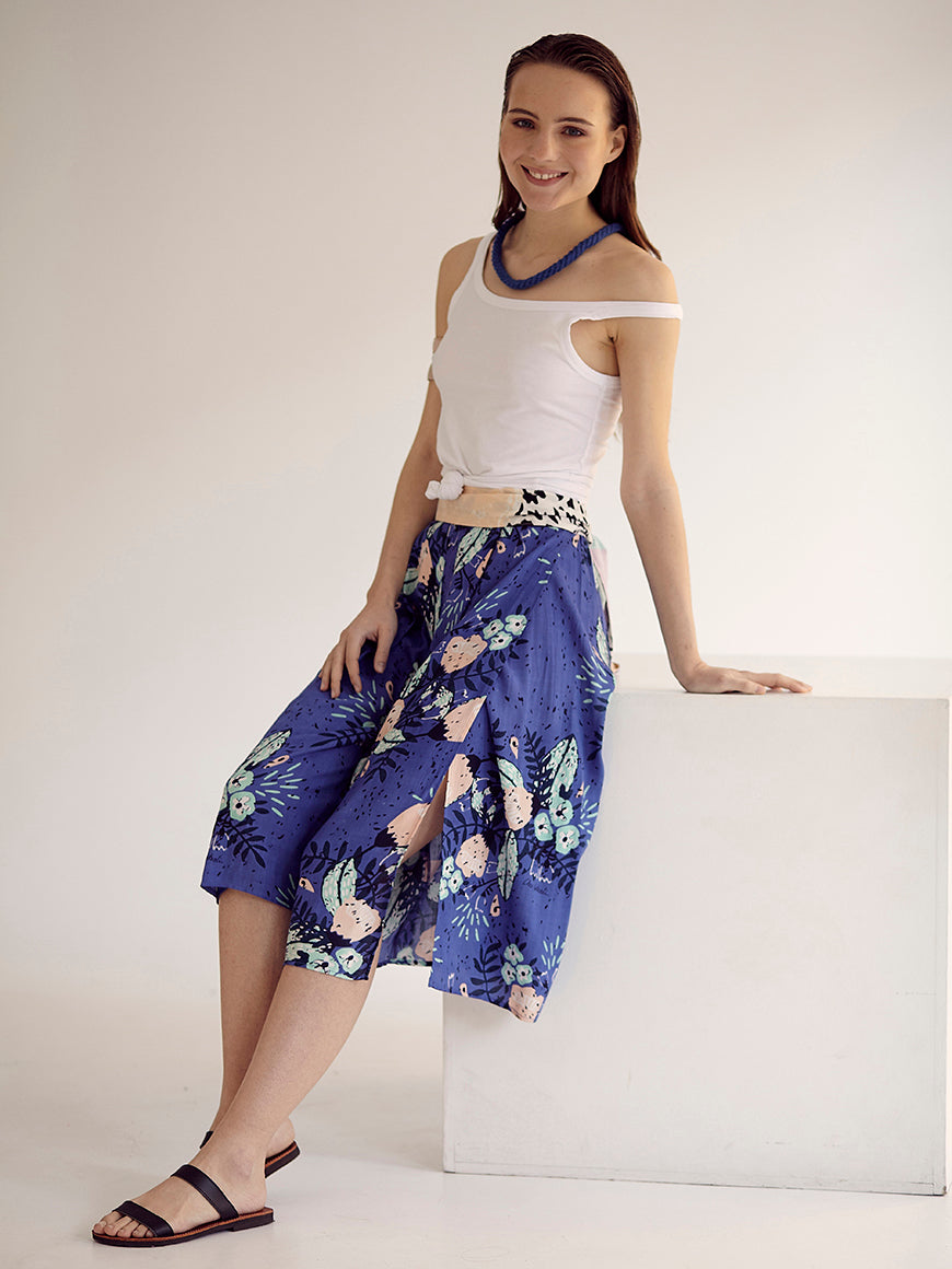 SUMMER BLOSSOM cropped pants