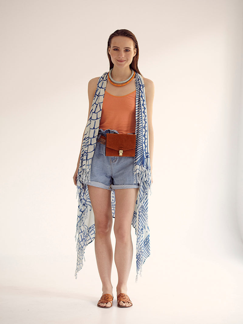 HELLO SAILOR pareo vest