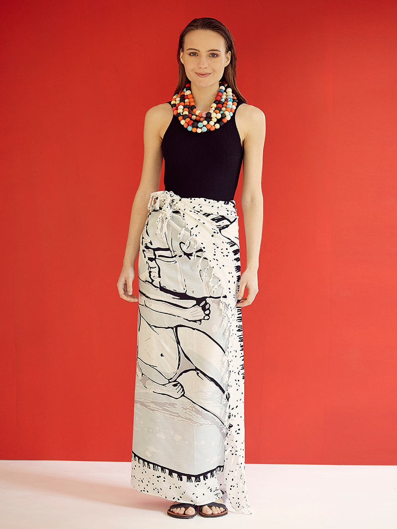 US TWO large pareo *premium design*